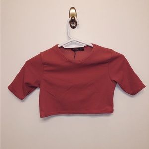 Crop top and pants set